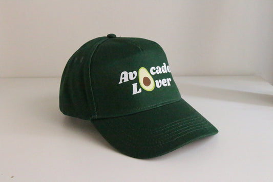 Casquette en coton Avocado Lover - vert bouteille