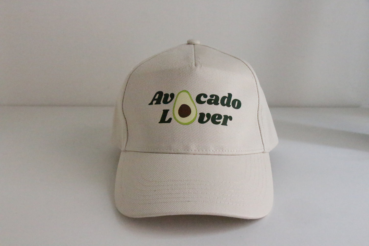 Casquette en coton Avocado Lover - couleur sable