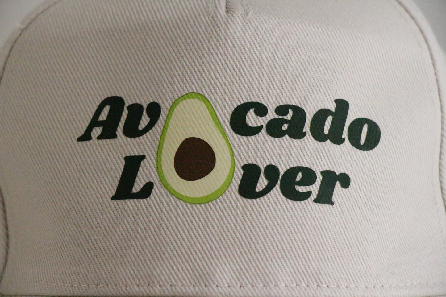 Casquette en coton Avocado Lover - couleur sable