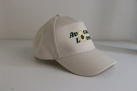 Casquette en coton Avocado Lover - couleur sable