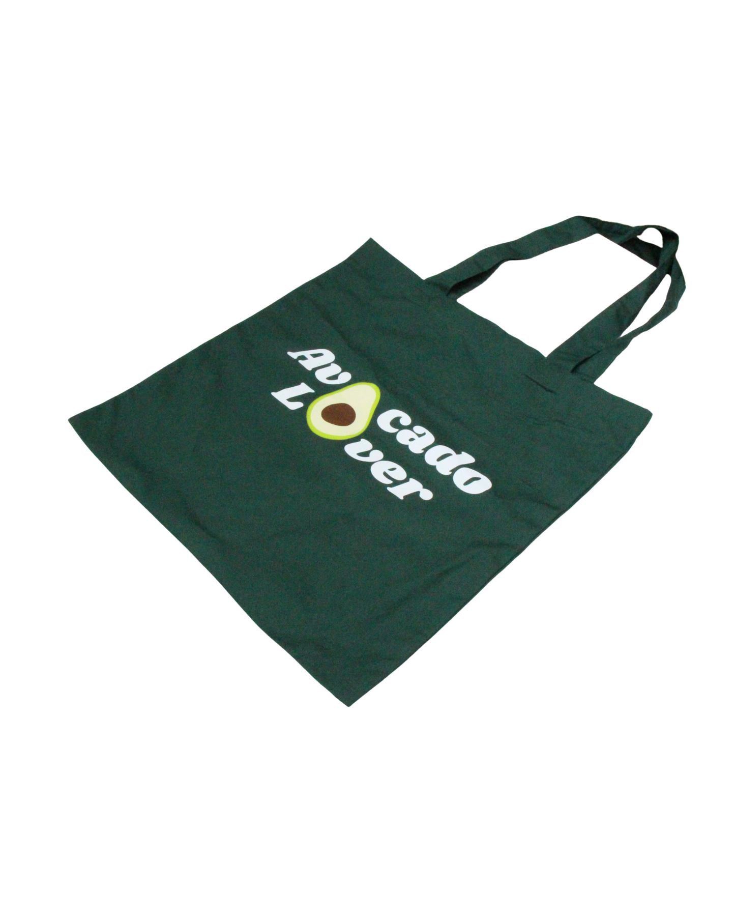 Totebag en coton bio Avocado Lover - vert bouteille