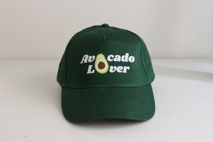 Casquette en coton Avocado Lover - vert bouteille