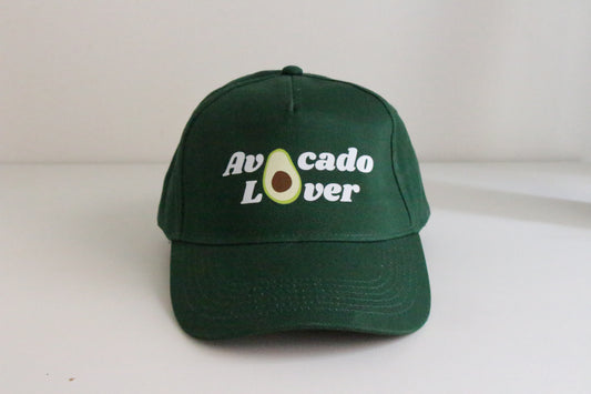 Casquette en coton Avocado Lover - vert bouteille