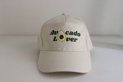Casquette en coton Avocado Lover - couleur sable