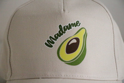 Casquette en coton Madame Avocat - couleur sable